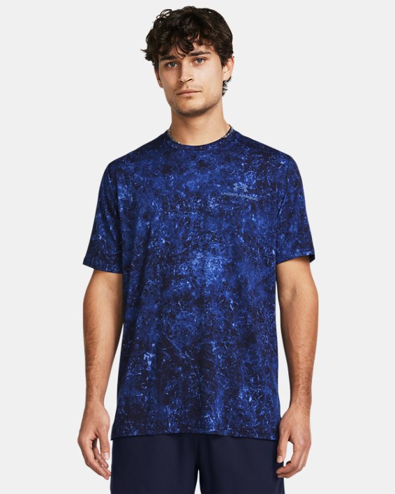 Camiseta de manga corta con estampado UA Vanish Energy para hombre, Blue, pdpMainDesktop image number 0